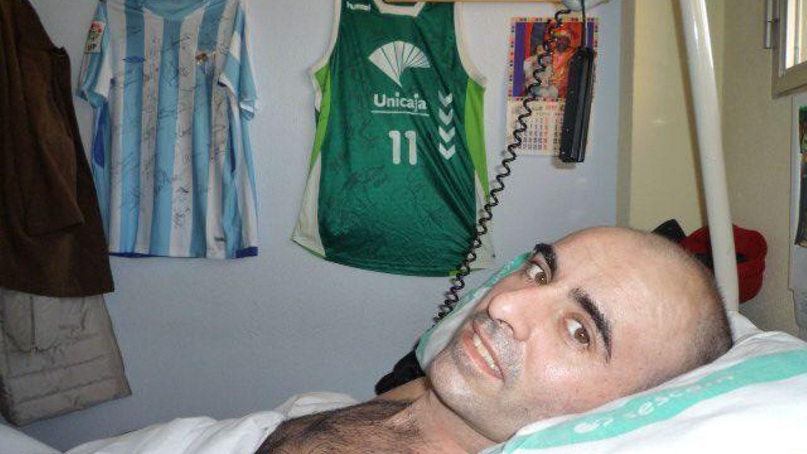 Sergio Hijano en el hospital de Toledo