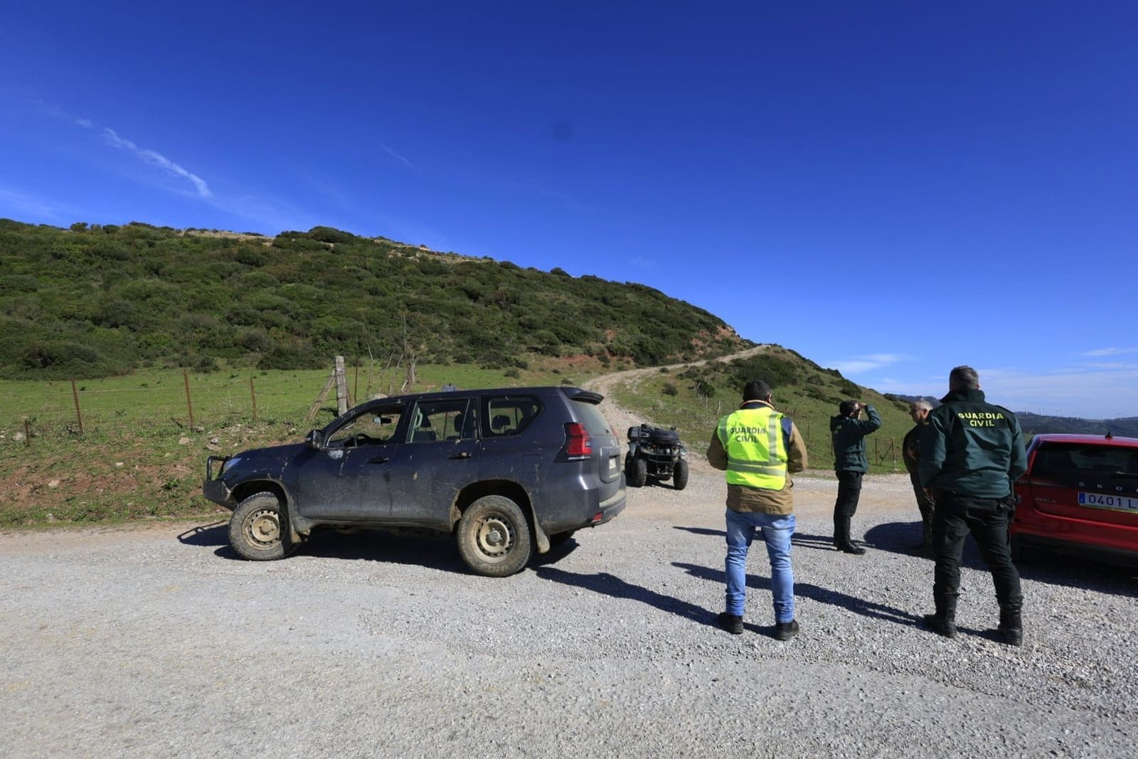 Participantes en la batida en Tarifa.