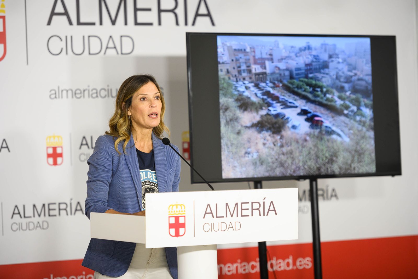Ana Martínez Labella ha ofrecido su primera rueda de prensa como portavoz del equipo de gobierno