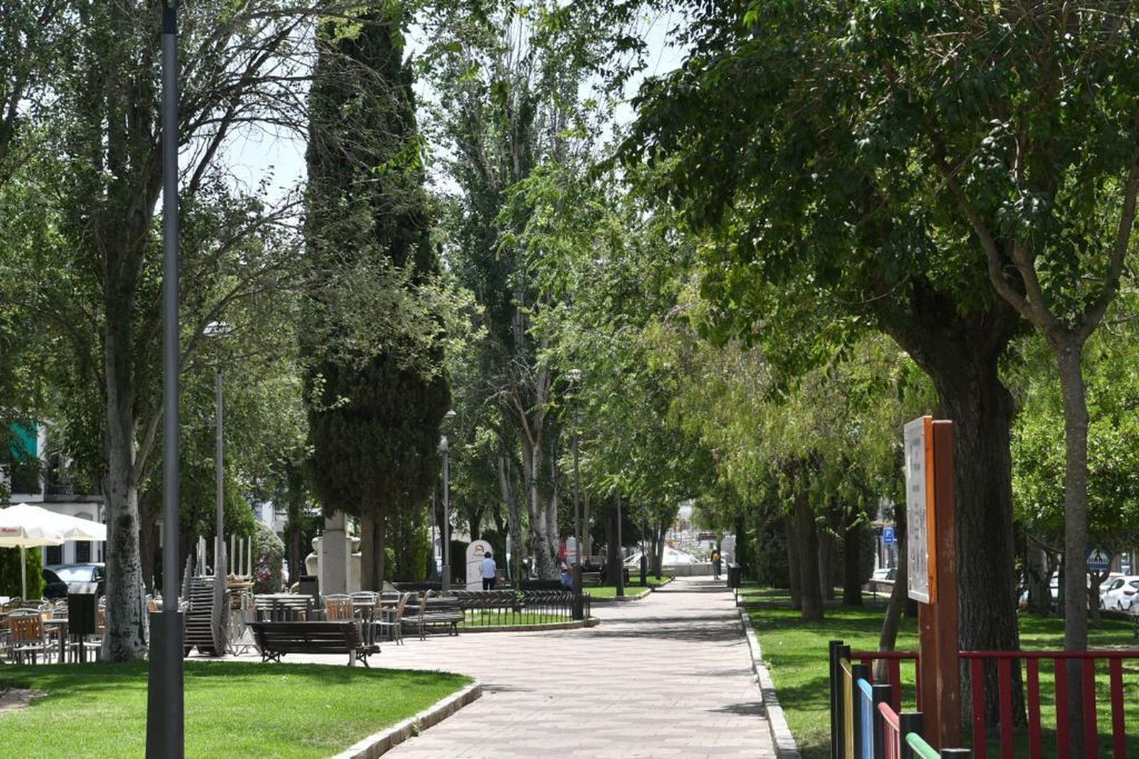 Parque de la avenida Marcos Redondo de Pozoblanco.