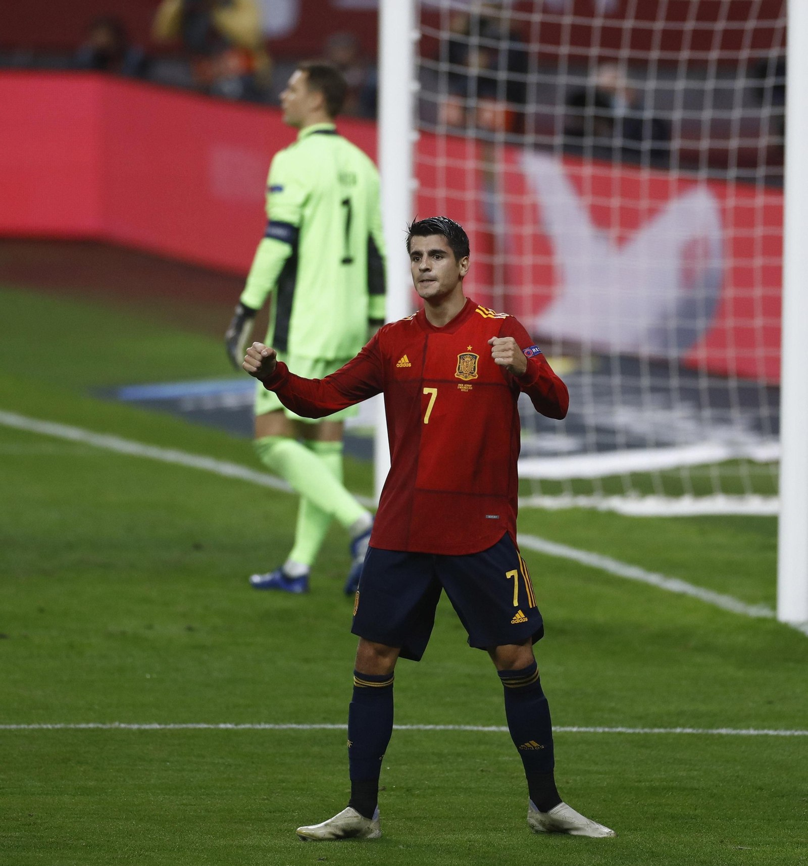 España-Alemania, en imágenes