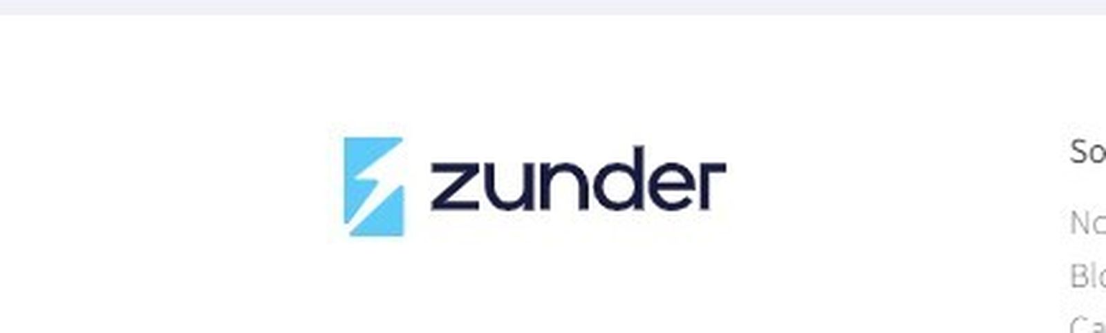 Logo de Zunder.