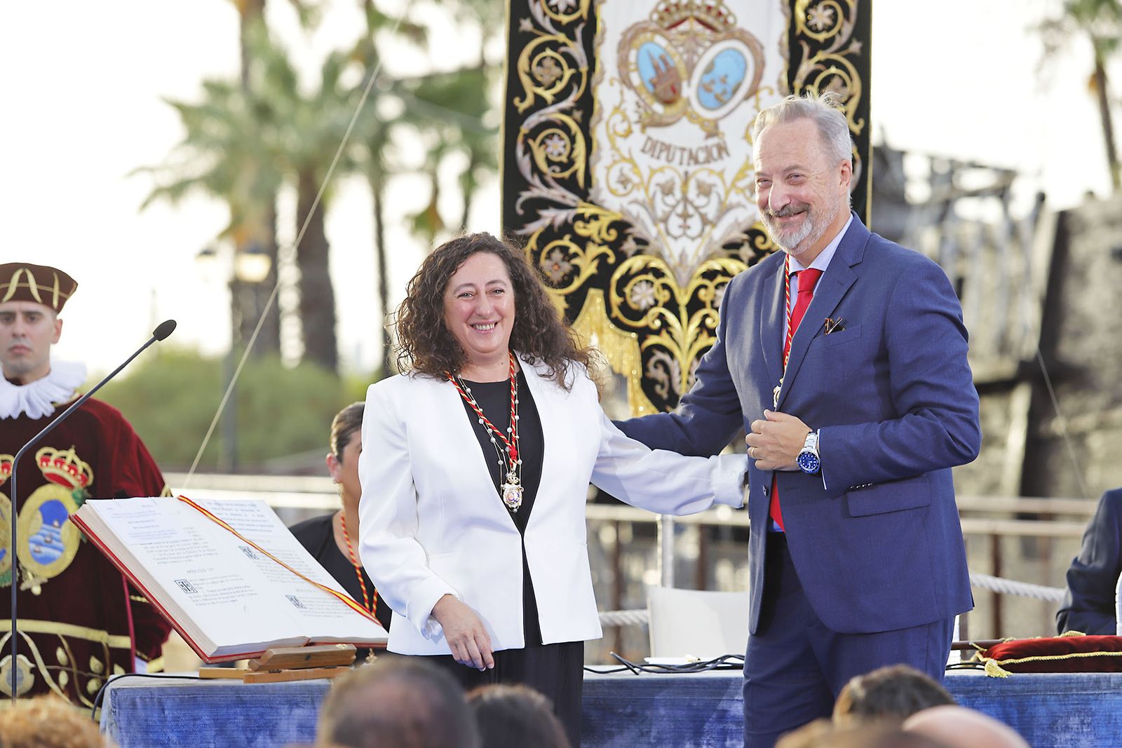 Imágenes de la constitución de la Diputación de Huelva