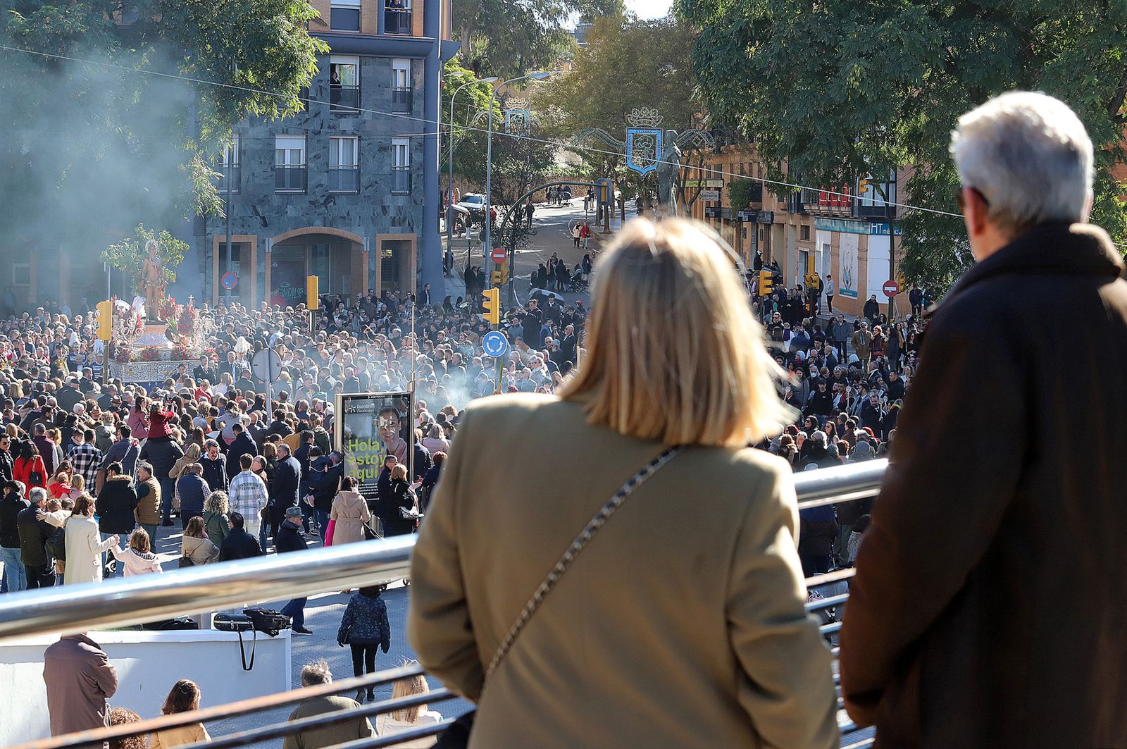 Imágenes de la procesión de San Sebastián en Huelva