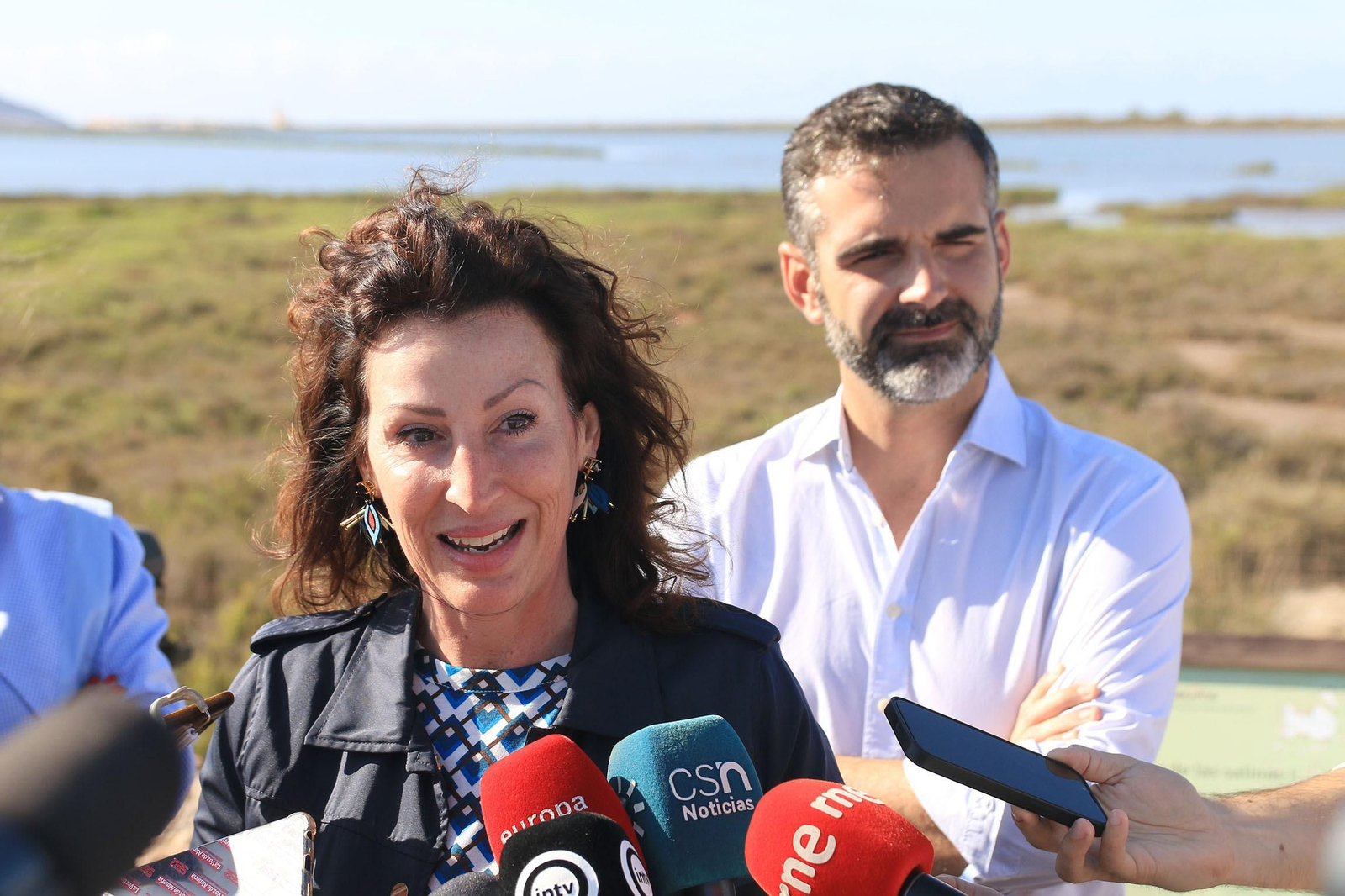Las imágenes de las Salinas de Cabo de Gata recuperadas y con flamencos
