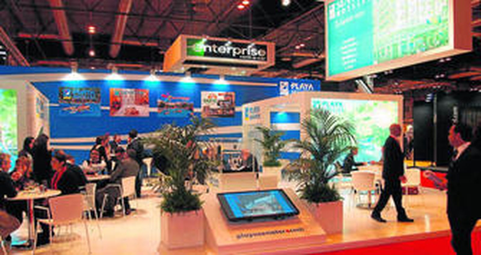 El Grupo Hoteles Playa Senator cuenta con uno de los expositores más amplios y mejor situados del pabellón de establecimientos hoteleros del Ifema.