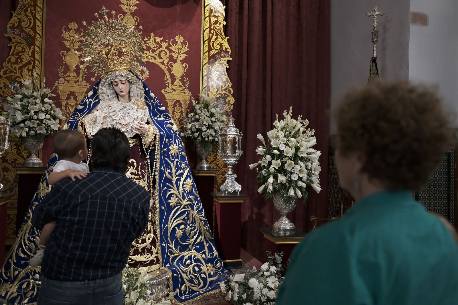 Las imágenes de la veneración a la Virgen del Rosario de Montesión