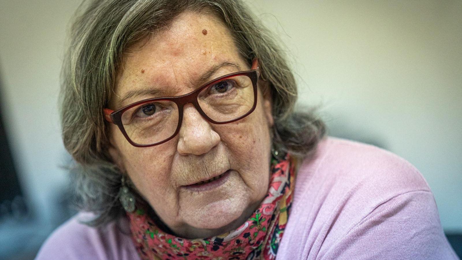 Marisa Campos durante la entrevista.