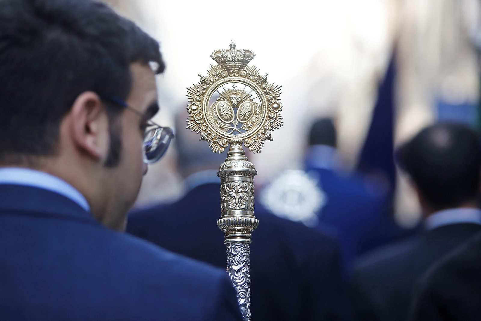 Imágenes de la procesión de la Purísima Concepción por las calles del el centro