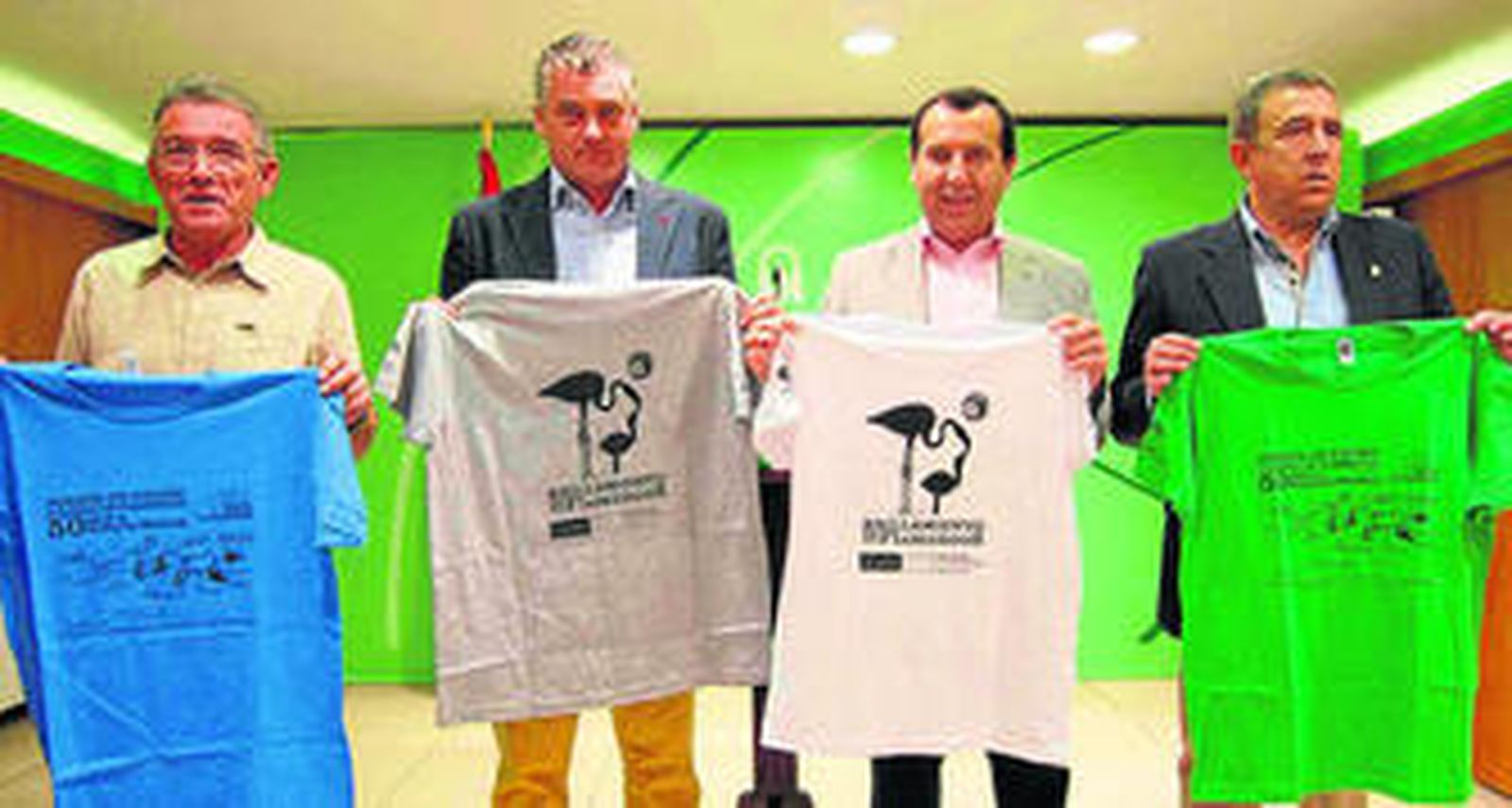 Manuel Rendón, Javier Carnero, Jose Luis Ruiz Espejo y Francisco Hidalgo ayer en Málaga.