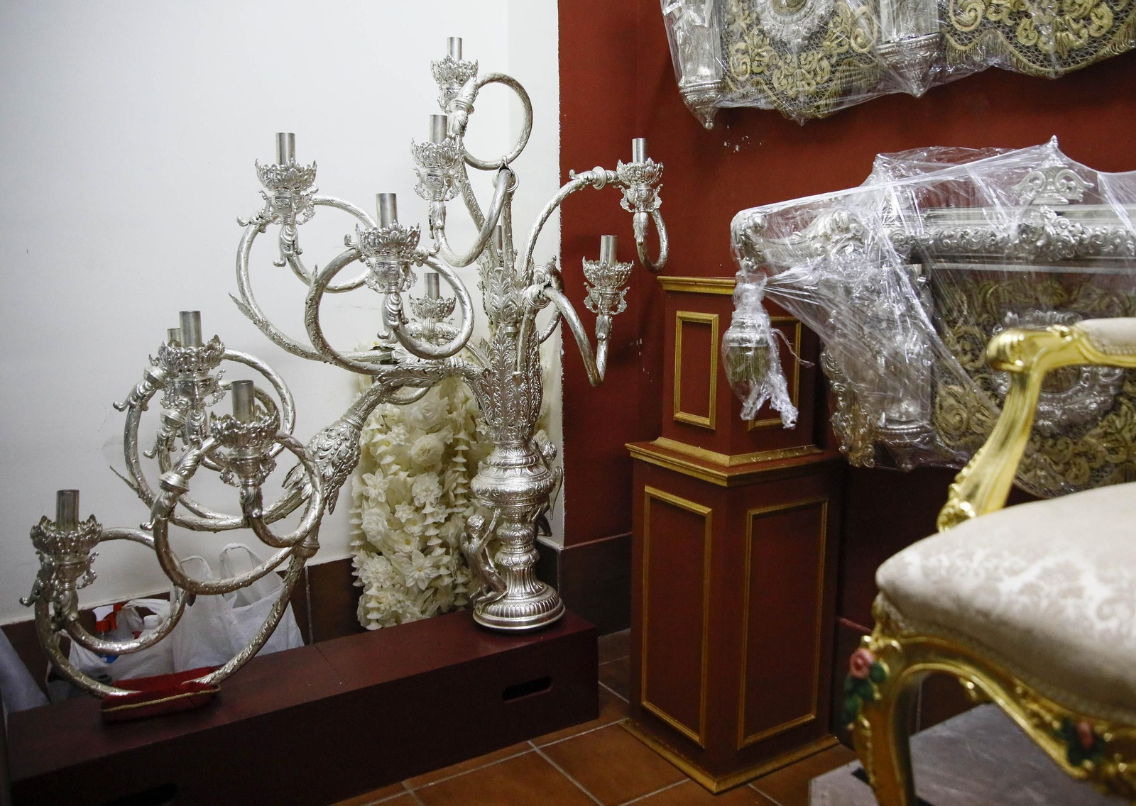 Ensayo de la hermandad de los Ángeles de la ciudad de Almería, en imágenes