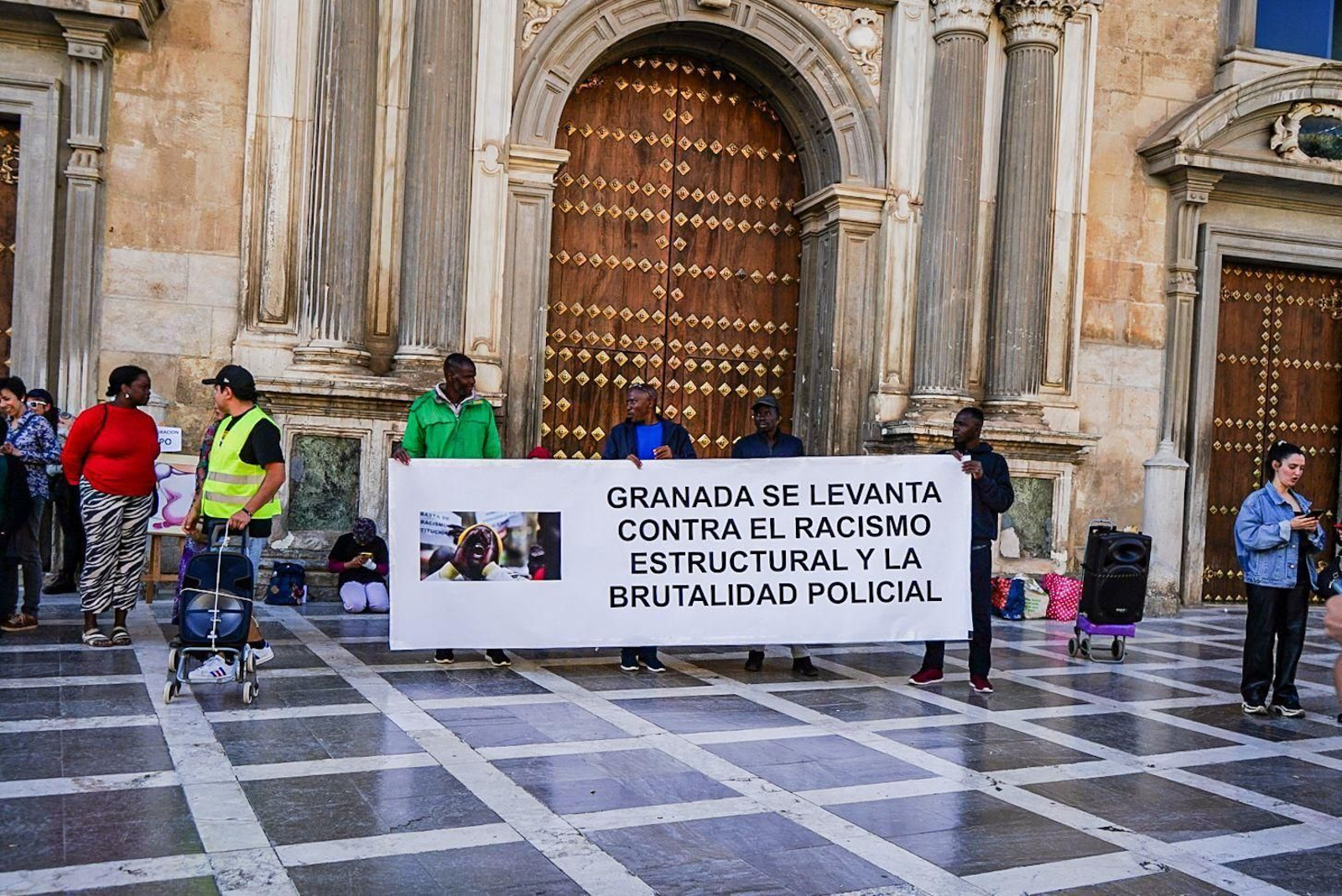 Protesta en Granada contra el racismo y la brutalidad policial