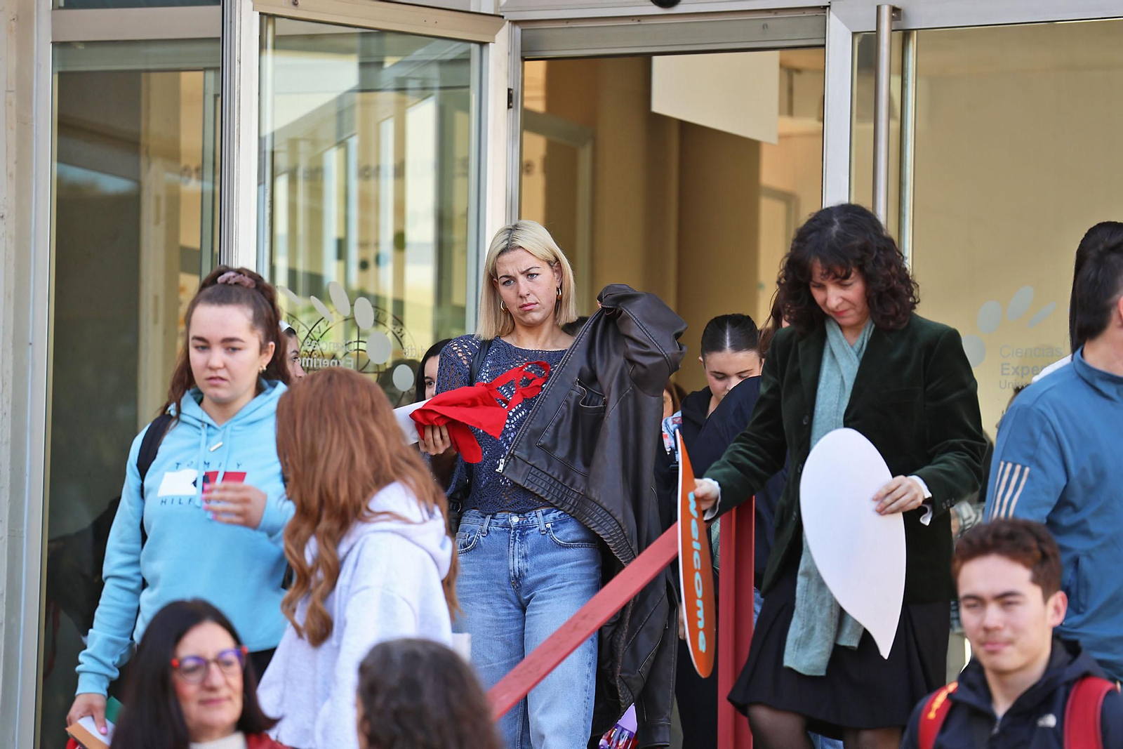 Imágenes de la bienvenida a estudiantes Erasmus de la Universidad de Huelva
