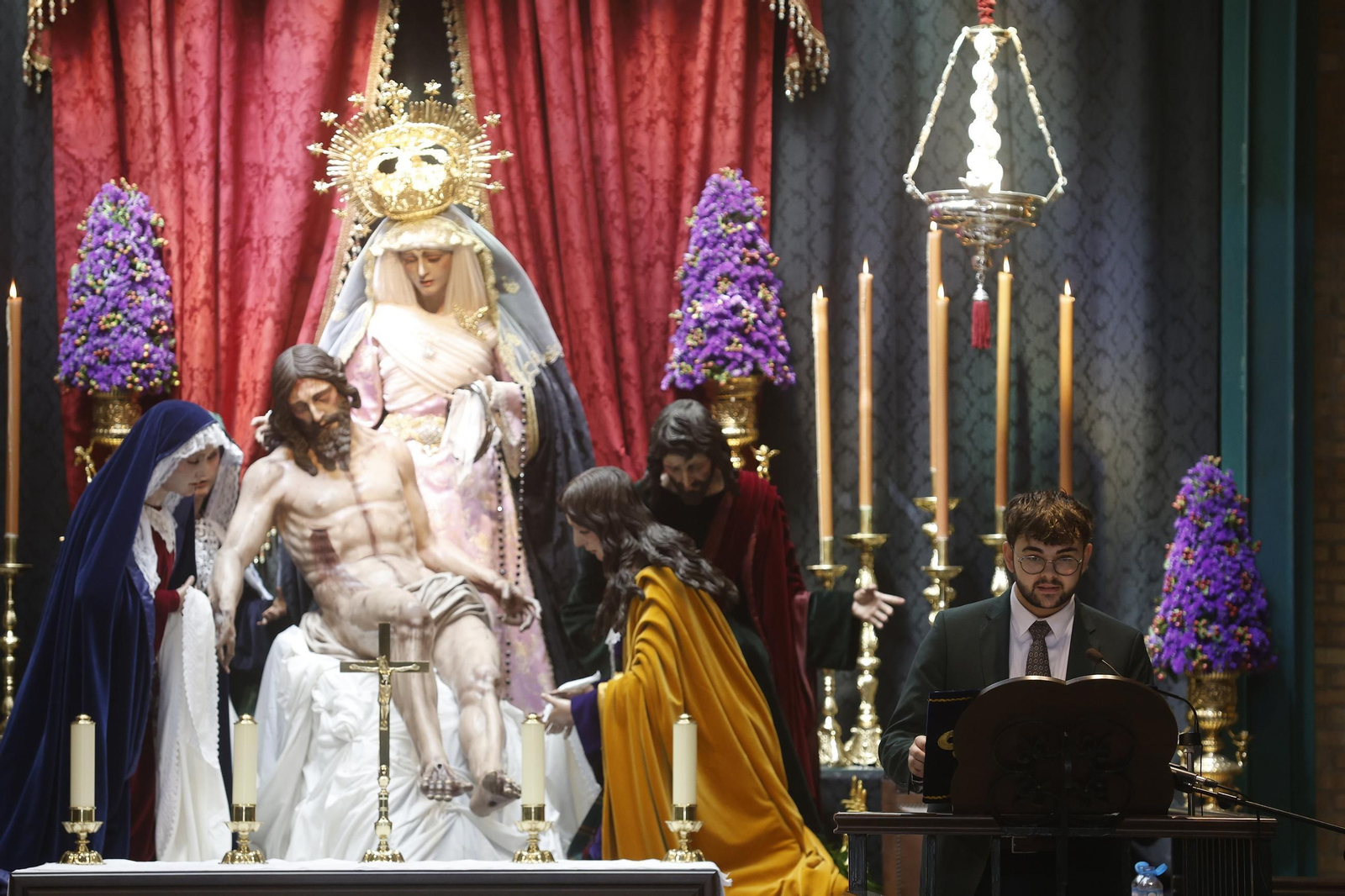 Las fotos del pregón juvenil de la Semana Santa de Algeciras a cargo de Manuel Garnica