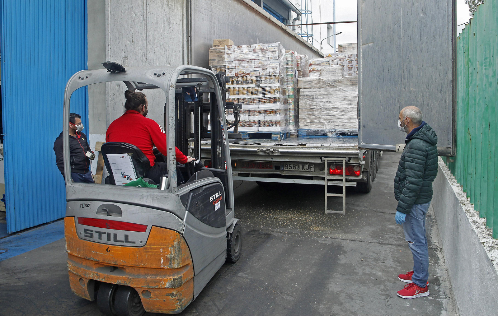 Banco de alimentos continúa su importante labor. Coronavirus