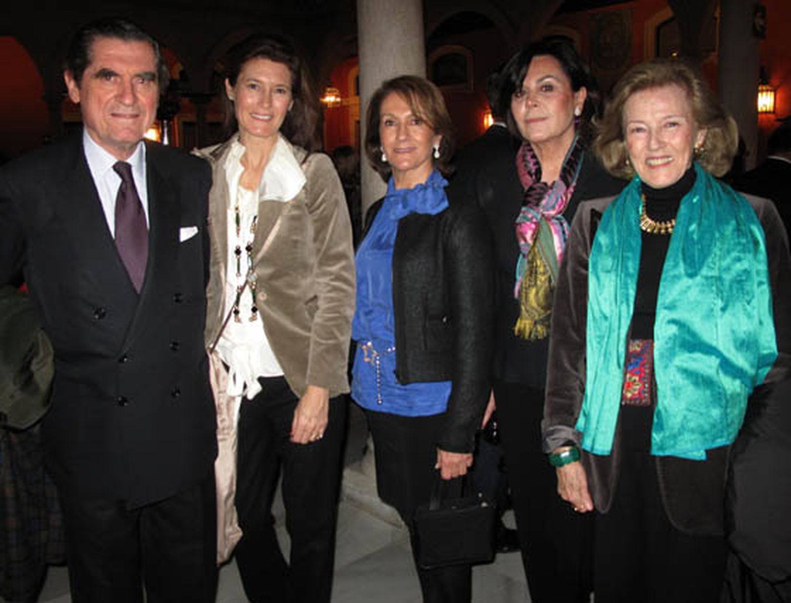 Fernado de Parias, Fernanda de Parias, Lucía León, Carmen Borrero e Ivita Halcón.

Foto: Victoria Ramirez
