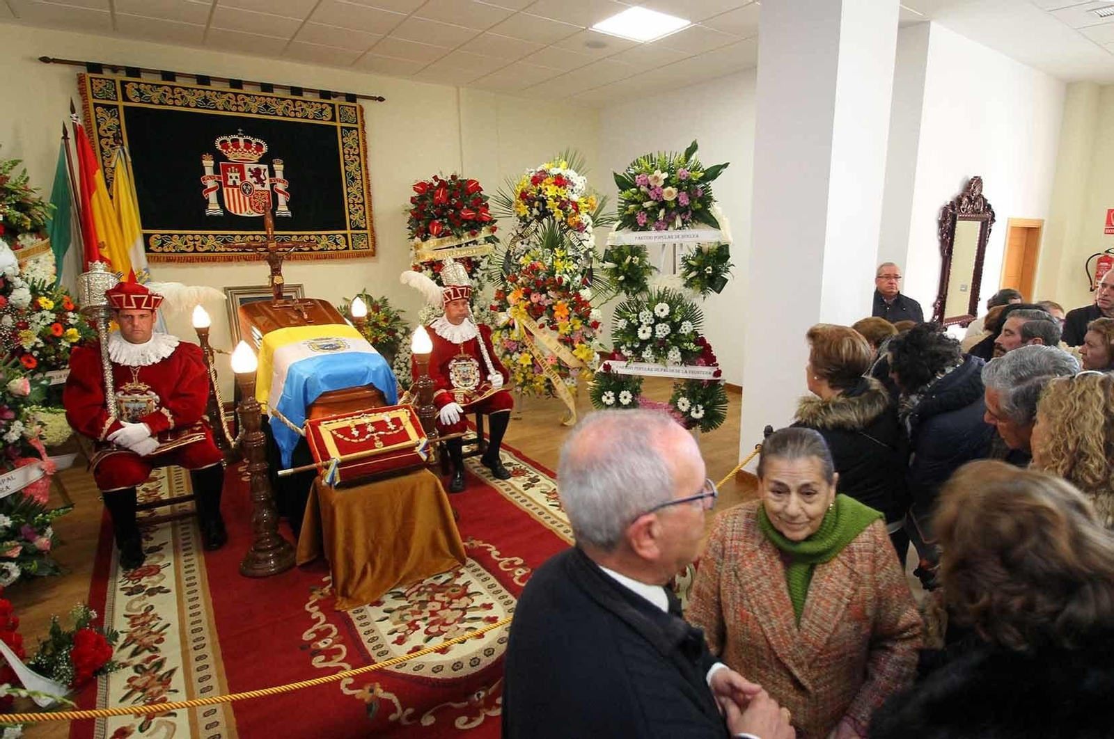 Imágenes del funeral de Pilar Pulgar