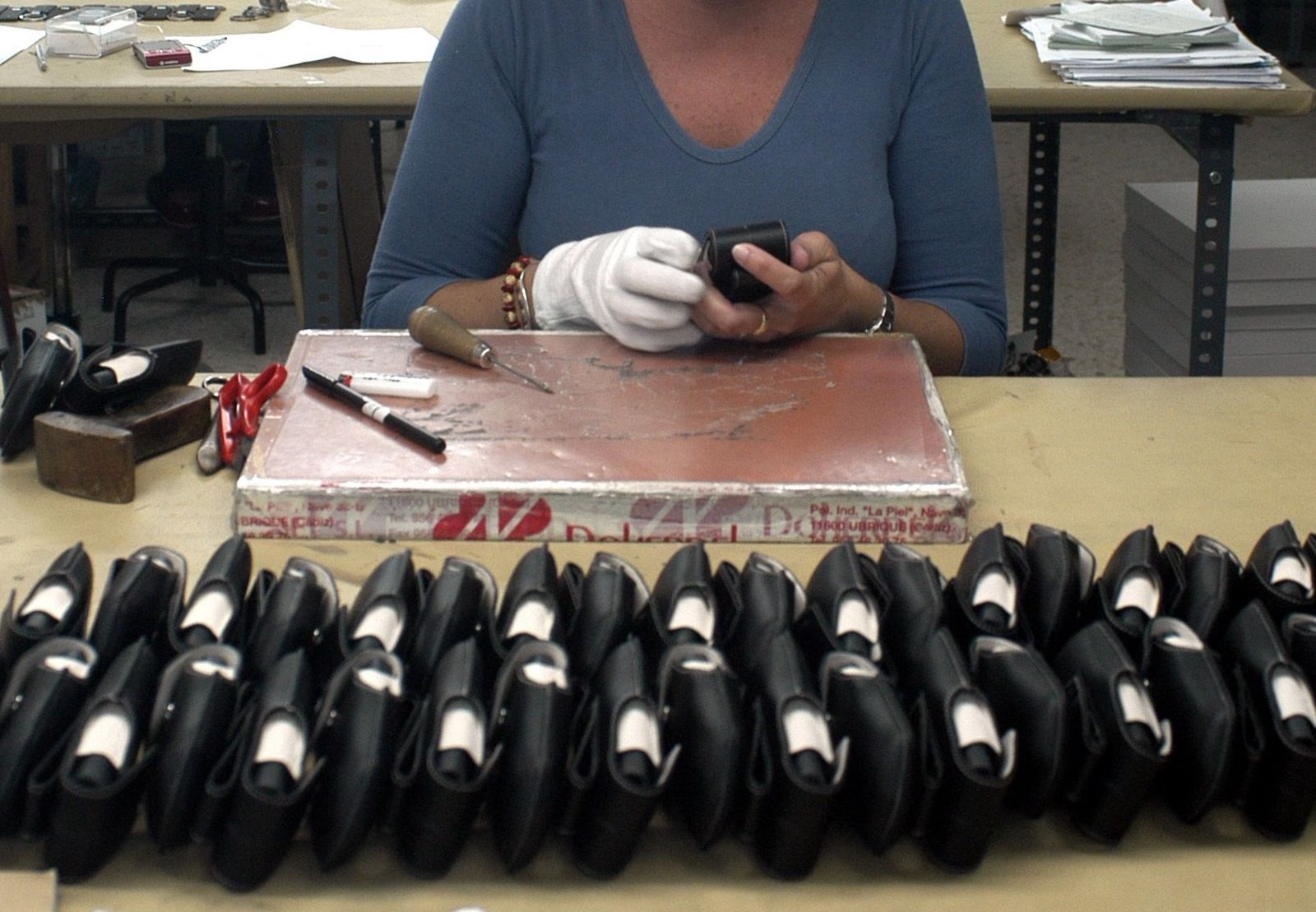 Trabajos de Piel de Ubrique, en una imagen de archivo.