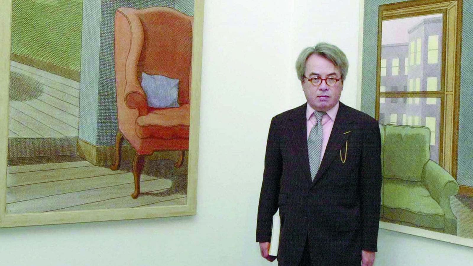 Pierre Le-Tan, en la exposición que le dedicó el Reina Sofía en 2004.