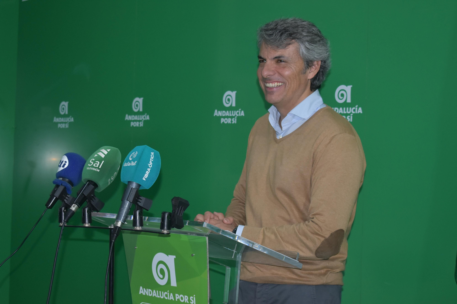 Fran Romero, en la sede de AxSí.