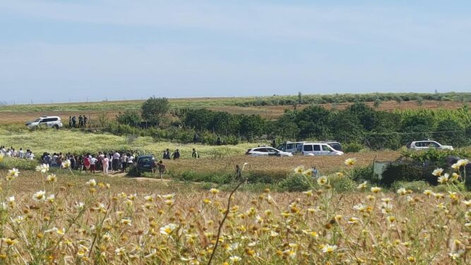 Zona en la que se produjeron los hechos en Rociana del Condado.