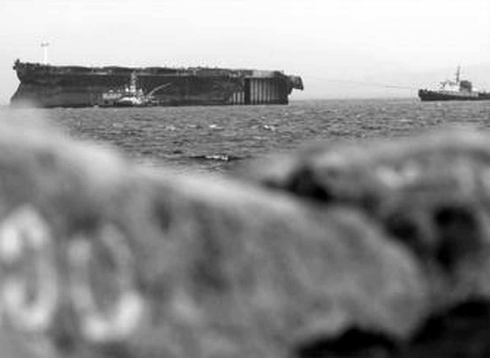 El 'Fedra' ayer en el interior de la Bahía de Algeciras.