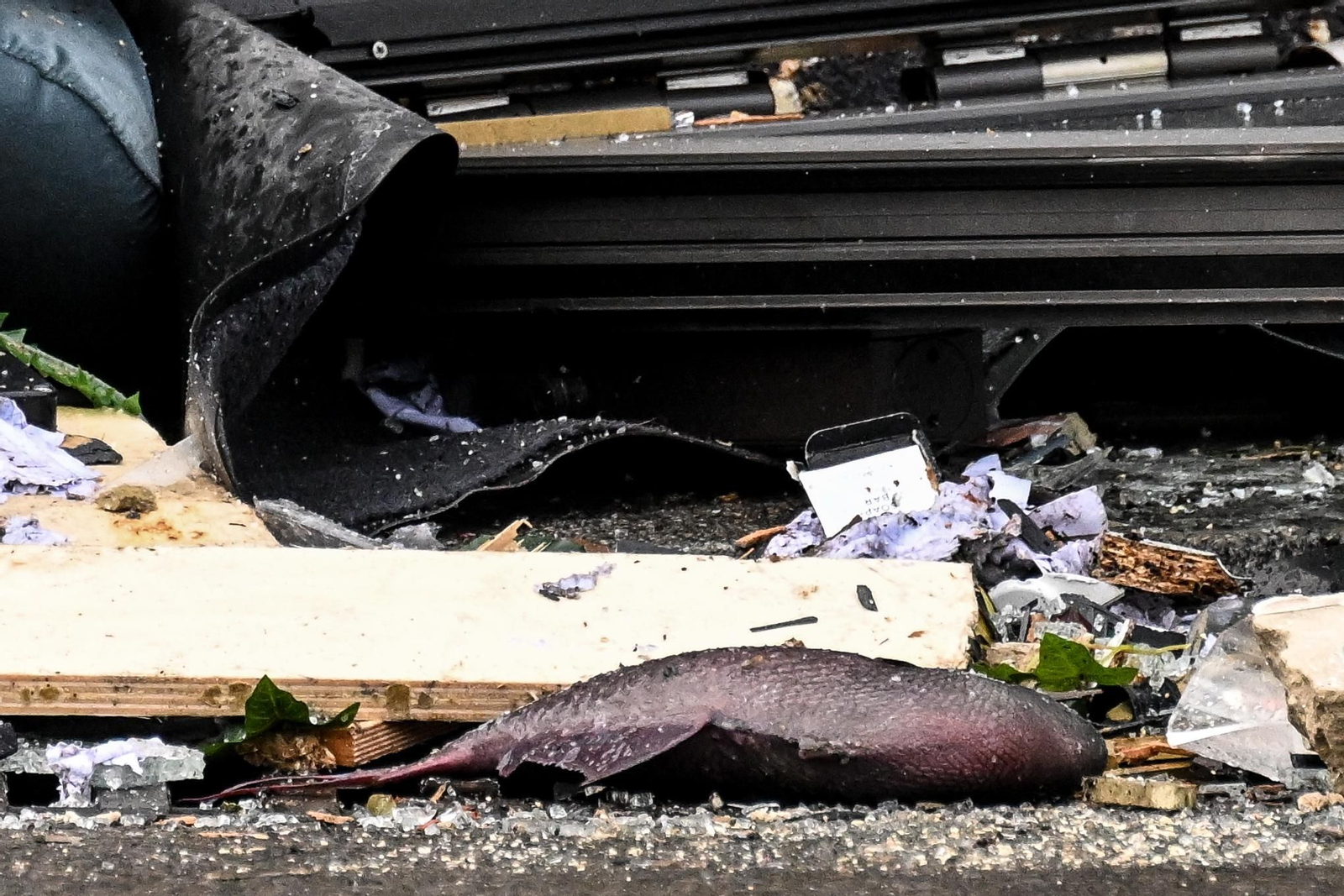 Las fotos del reventón del Aquadom en Berlín