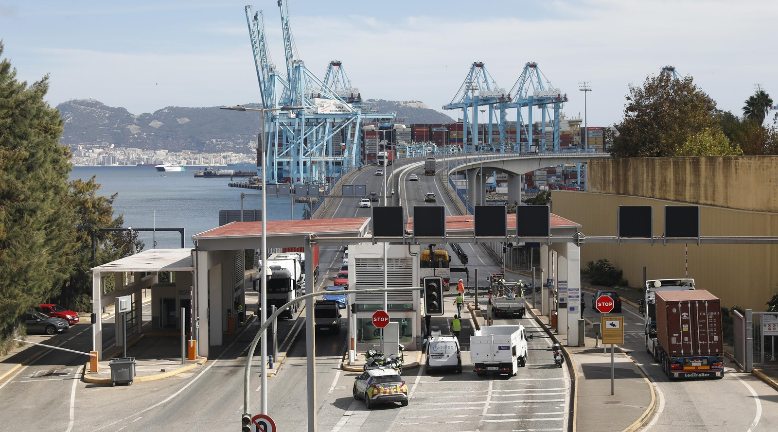 Fotos del Accidente en el Acceso Norte al Puerto de Algeciras