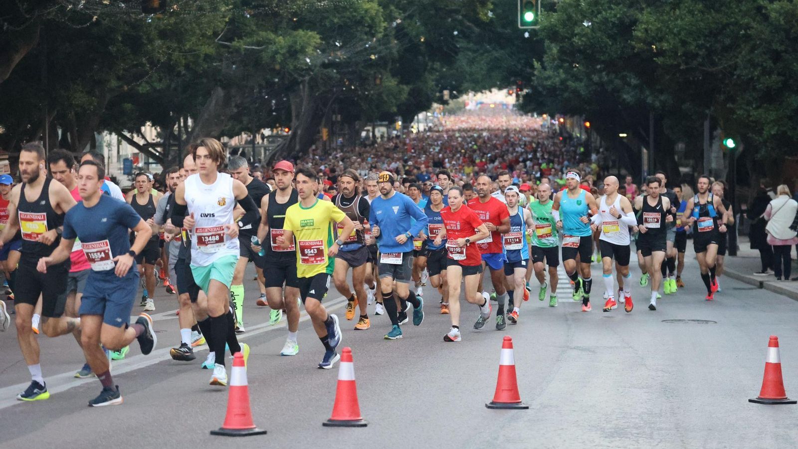 Las mejores fotos de la Maratón de Málaga 2024