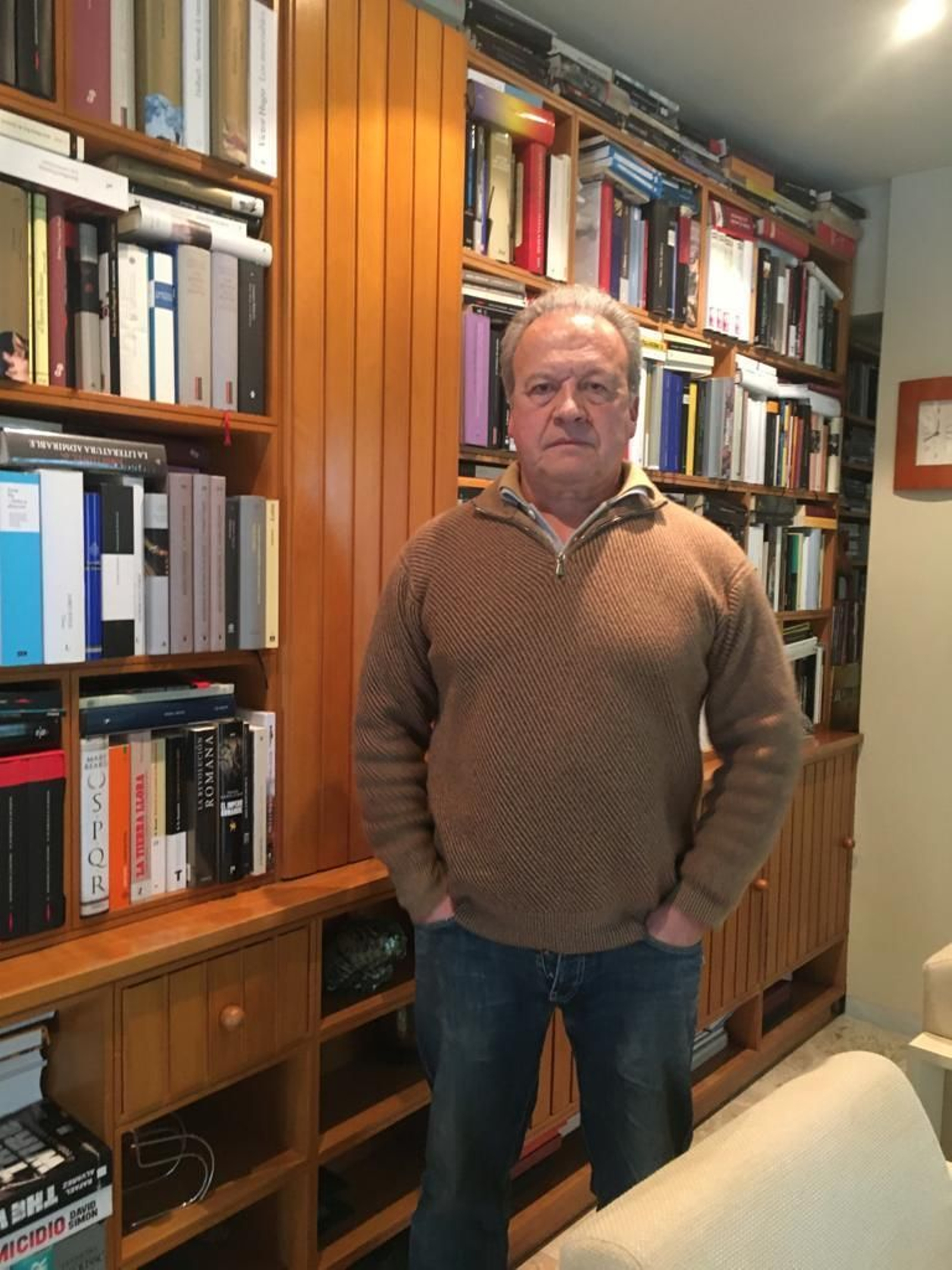 Pedro Pacheco, este viernes en su casa. Pedro Pacheco, este viernes en su casa.