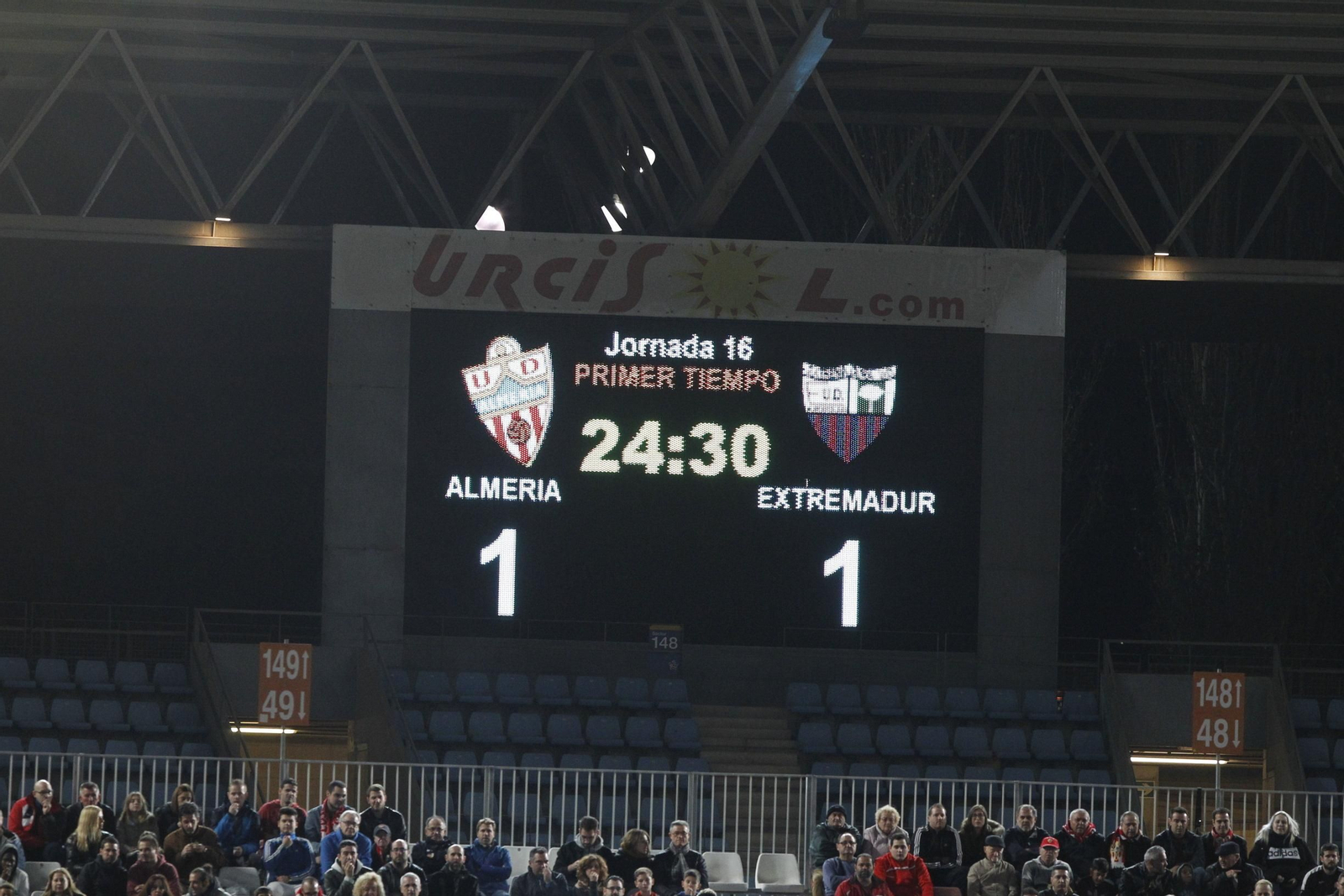 Las imágenes del UD Almería-Extremadura