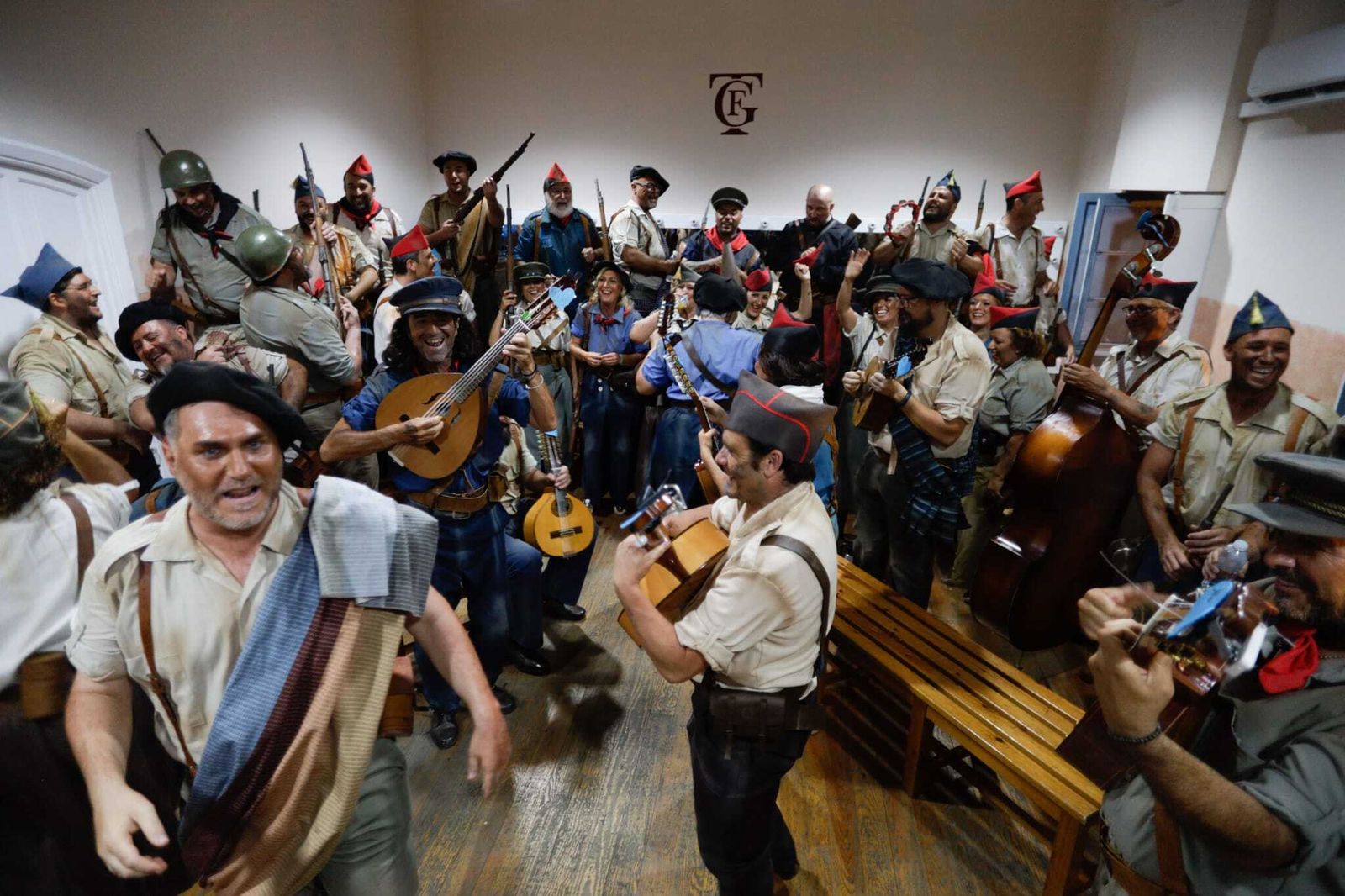 El ambiente en camerinos.