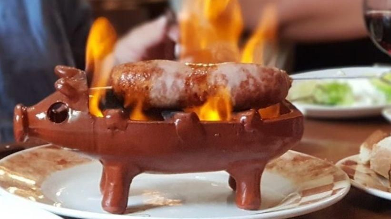 Choricito a la llama de Mesón del Asador