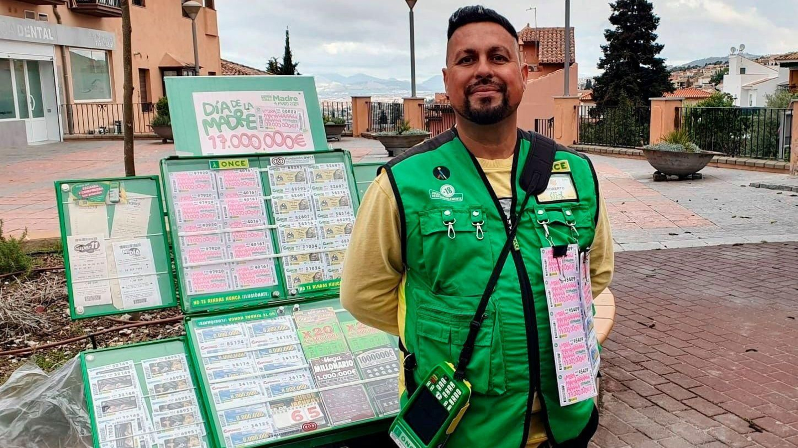 El vendedor de la ONCE Roberto Framit | Imagen de archivo