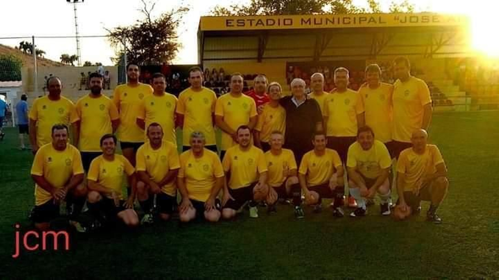 Jugadores veteranos del Montefrío.