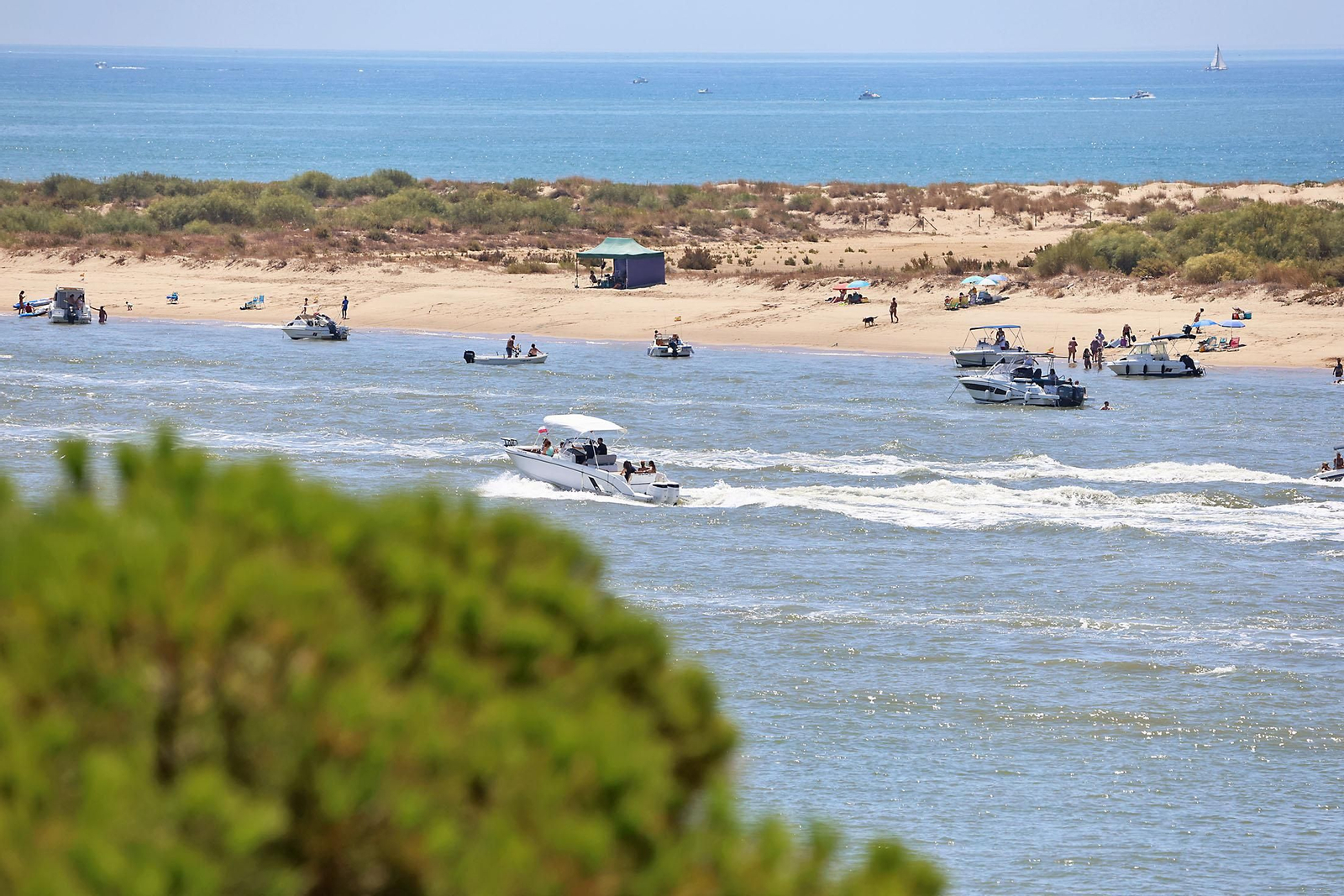 Las espectaculares vistas de la Flecha del Rompido desde el mirador de Nuevo Portil