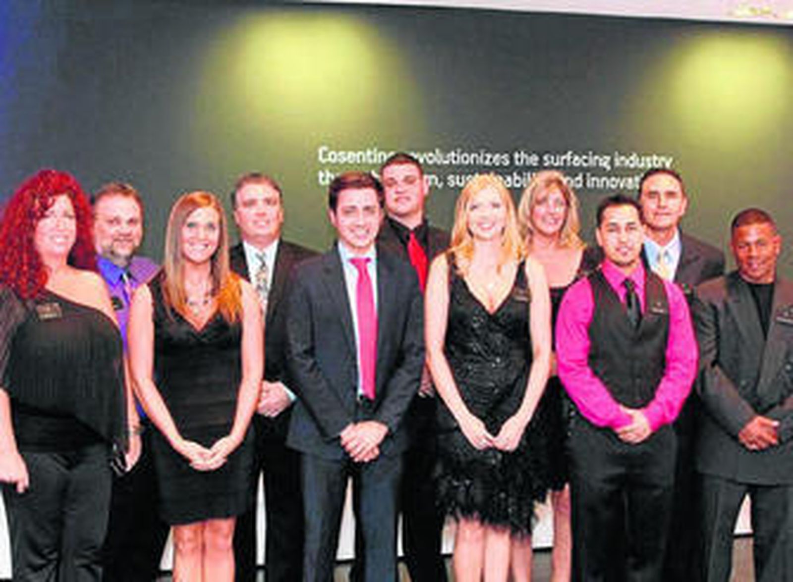 Equipo de Cosentino Center de Orlando junto a Eduardo Martínez-Cosentino.