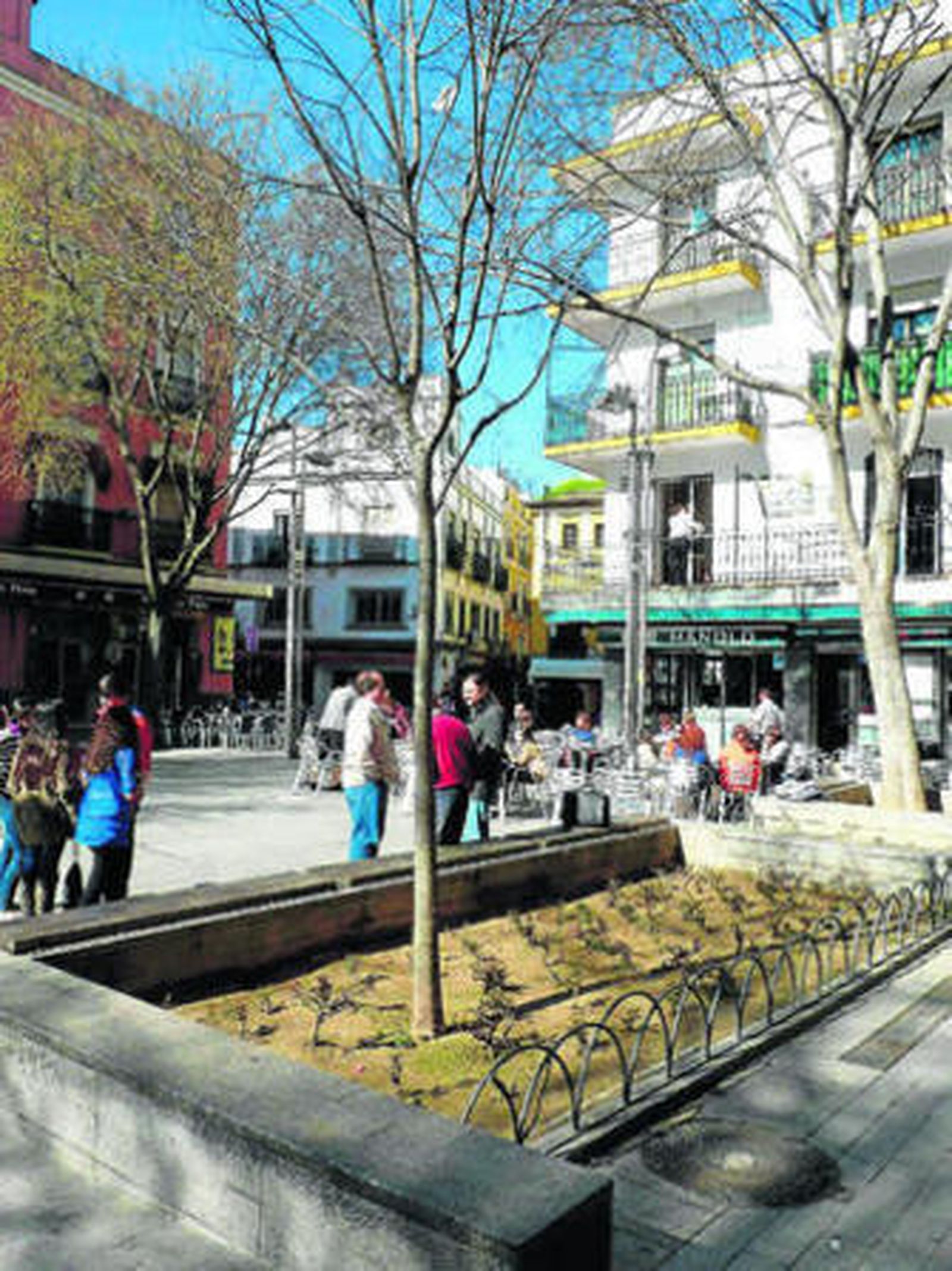 Pueblo en las entrañas urbanas