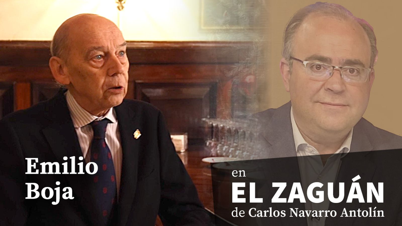El Zaguán de Carlos Mavarro Antolín, con Emilio Boja