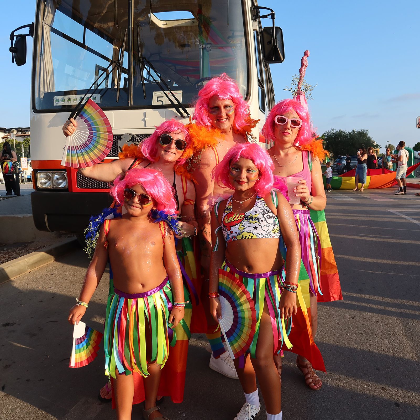 El desfile del Orgullo LGTBIQ de Vera Playa, en imágenes