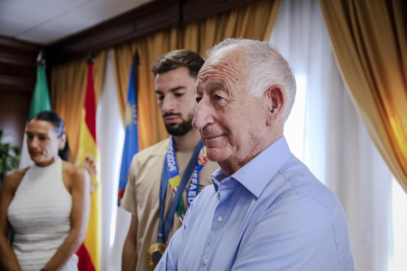 Álex Baena en el Ayto de Roquetas de Mar, en imágenes
