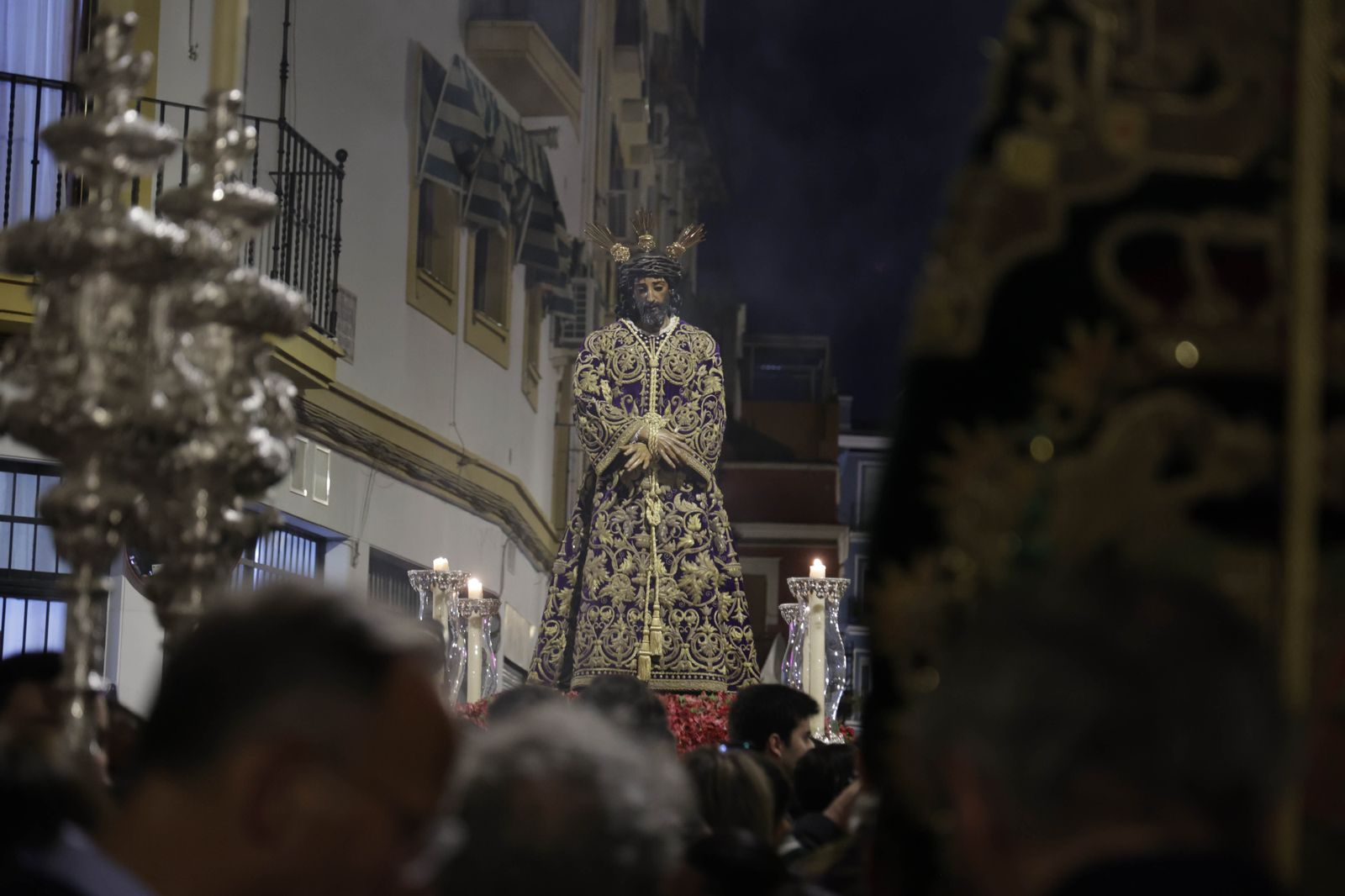 Imágenes del Vía Crucis del Señor de la Sentencia de la Macarena