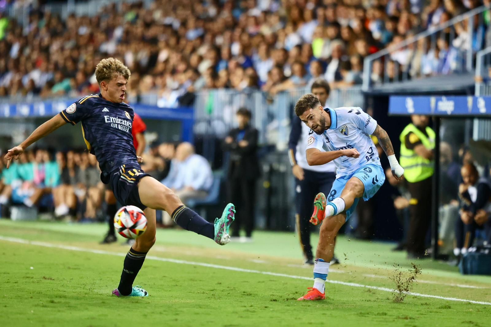 El Málaga CF - Real Madrid Castilla, en fotos