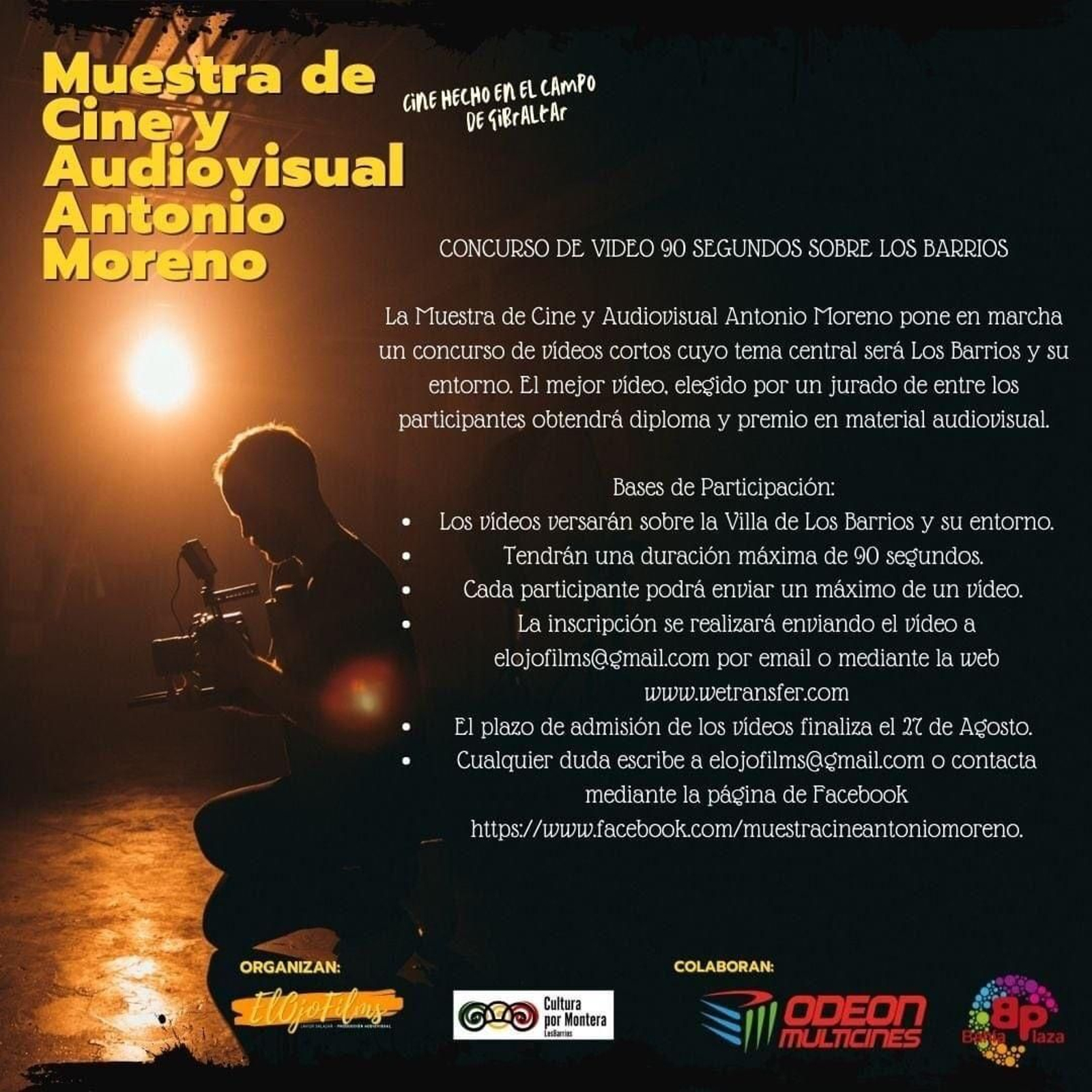 Concurso de vídeos  'I Muestra Antonio Moreno'