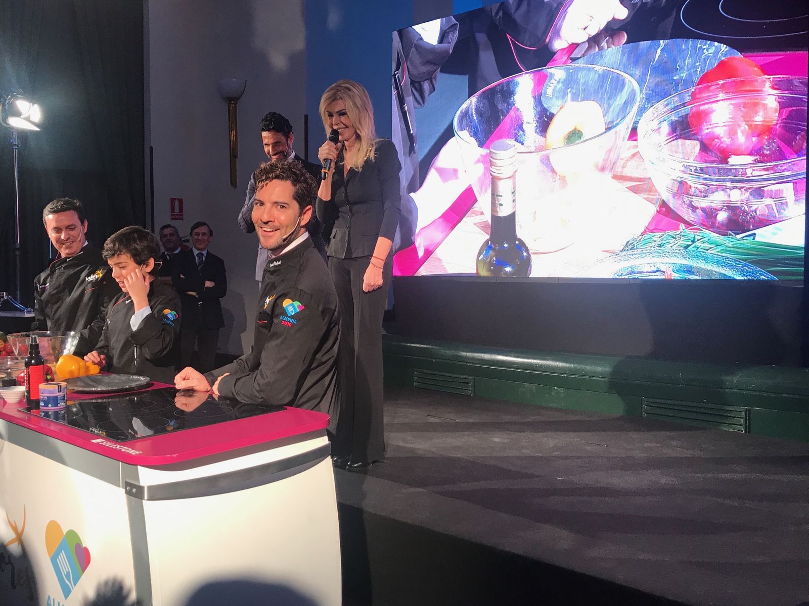 David Bisbal presenta el spot promocional de Sabores Almería en Fitur.