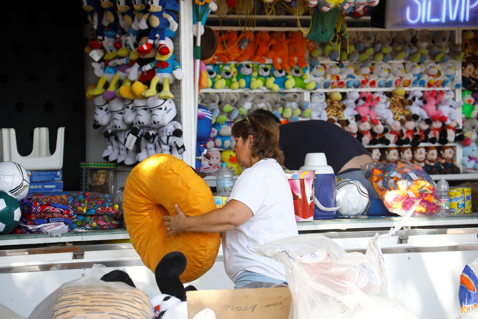 Todo listo en recinto ferial de El Arenal, en imágenes