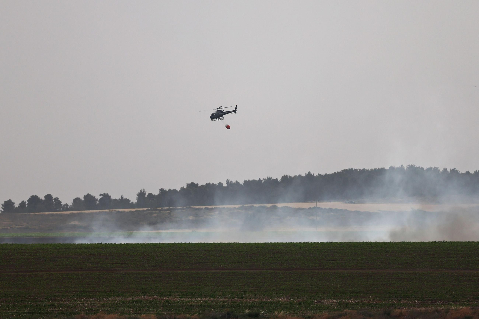 Las fotos de los incendios en las montañas de Jerusalén