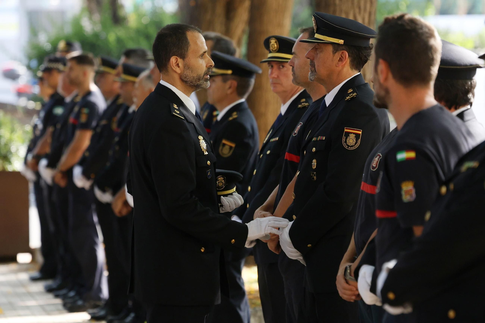 Las fotos de la despedida de Antonio, el policía del grupo Gotham fallecido