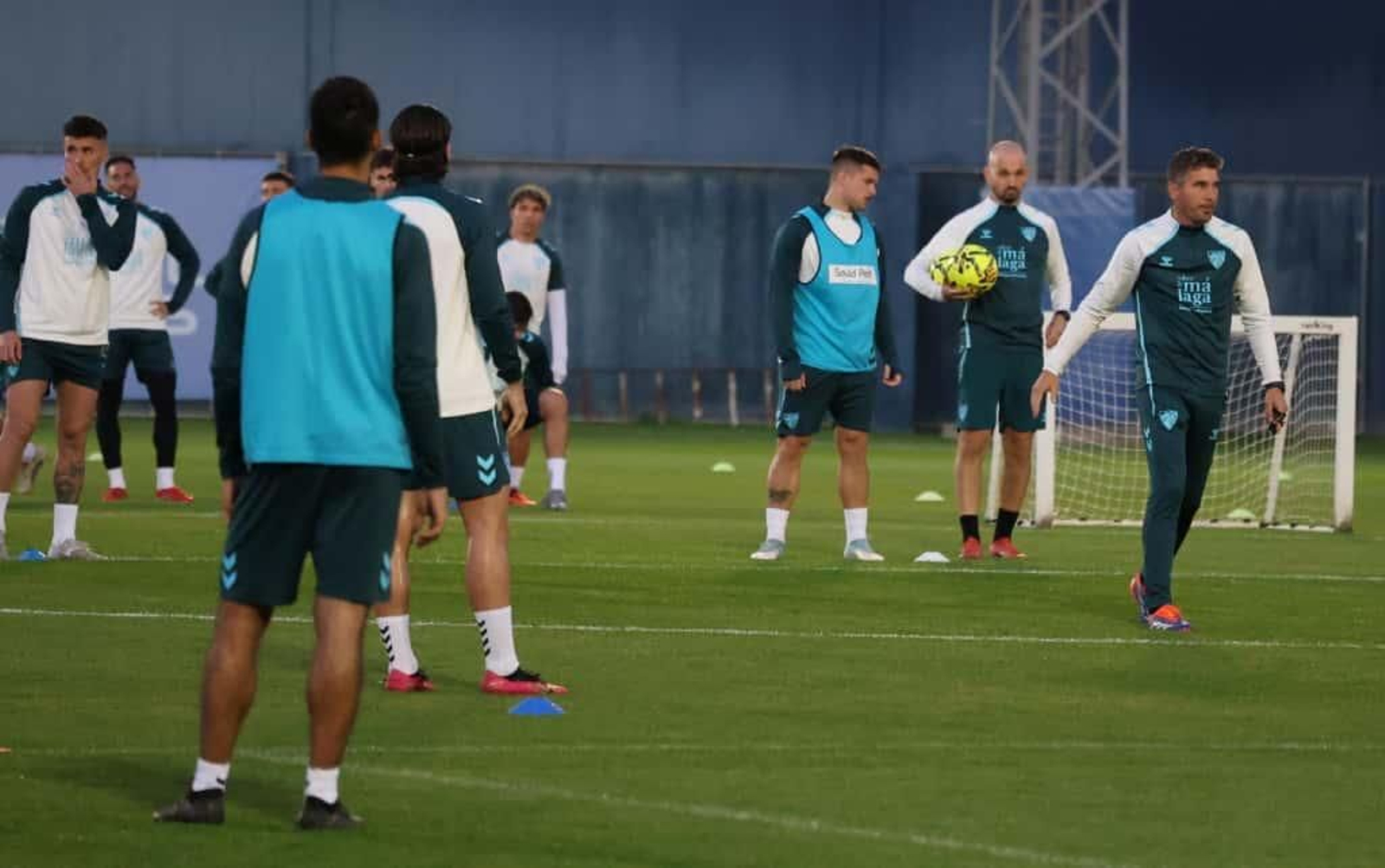 Así ha sido el primer entrenamiento del Málaga CF de Funes