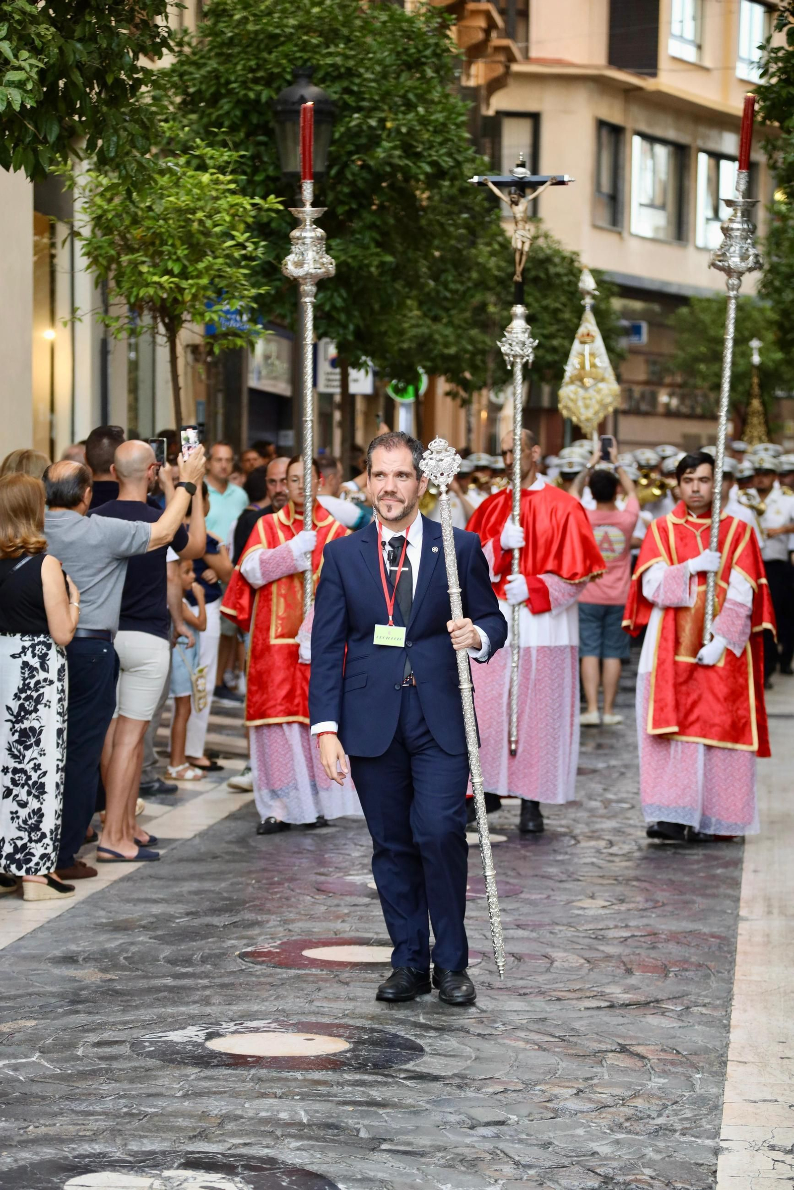La procesión de los Santos Patronos de Málaga, en fotos